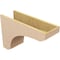 Ekena Millwork 9"W x 27"D x 18"H Classic Legacy Rough Cedar Woodgrain TimberThane Corbel, Primed Tan CORUR09X27X18LGYRCPR - alternate 4